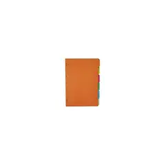 HALLEY - Separador Carta 6 Divisiones Color Opaco