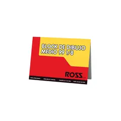 GENERICO - Block Dibujo Ross 99 18 10 Hojas