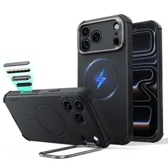 ESR - Carcasa Compatible con iPhone 18 Pro / 17 Pro Cyber Tough Flex Stand