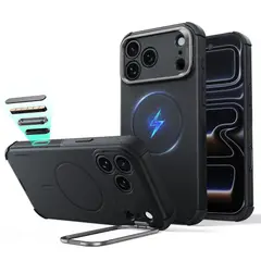 ESR - Carcasa Cyber Tough Compatible con iPhone 18 Pro Max / 17 Pro Max Flex Stand