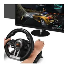 MOVI - VOLANTE SIMULADOR CON PEDALES PARA PC, PS3, PS4, X-SERIES XLS, SWITCH