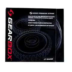 GEARBOX - CUERDA DE RACQUETBALL MONO PREMIUM 17G NEGRA 11.4 MT