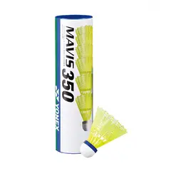 YONEX - PLUMILLA DE BADMINTON MAVIS 350 AMARILLA SLOW X6