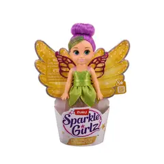 SPARKLE GIRLZ - Muñeca Hada 12 Cm – Fairy Princess Morado/Verde