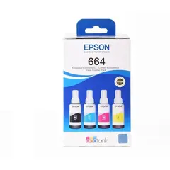 EPSON - Botella T664520-4 Pack full set L120 L1300 L121