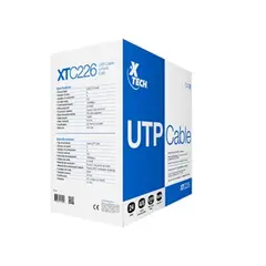 XTECH - Cable - caja cable UTP CAT6 305 metros 24AWG col
