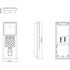 HIKVISION - HIK Control AccesoAsistencia Huella+PIN+Proxy+Facial Wifi