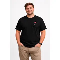 ROLY - Polera Banderin Chile Letras Insignia Fiestas Patrias Hombre