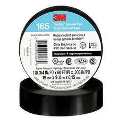 3M - HUINCHA AISLADORA PLASTICA NEGRA 9MT TEMFLEX