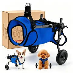 TSKY CHILE SHOPPING - Silla De Ruedas Para Perro M Andador Mascotas Discapacidad Patas Traseras Rehabilitacion