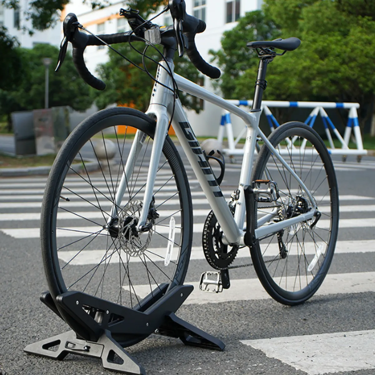 VIDA BUENAS - Soporte Portátil Negro para Bicicleta, Liviano, Estacionamiento de Bici