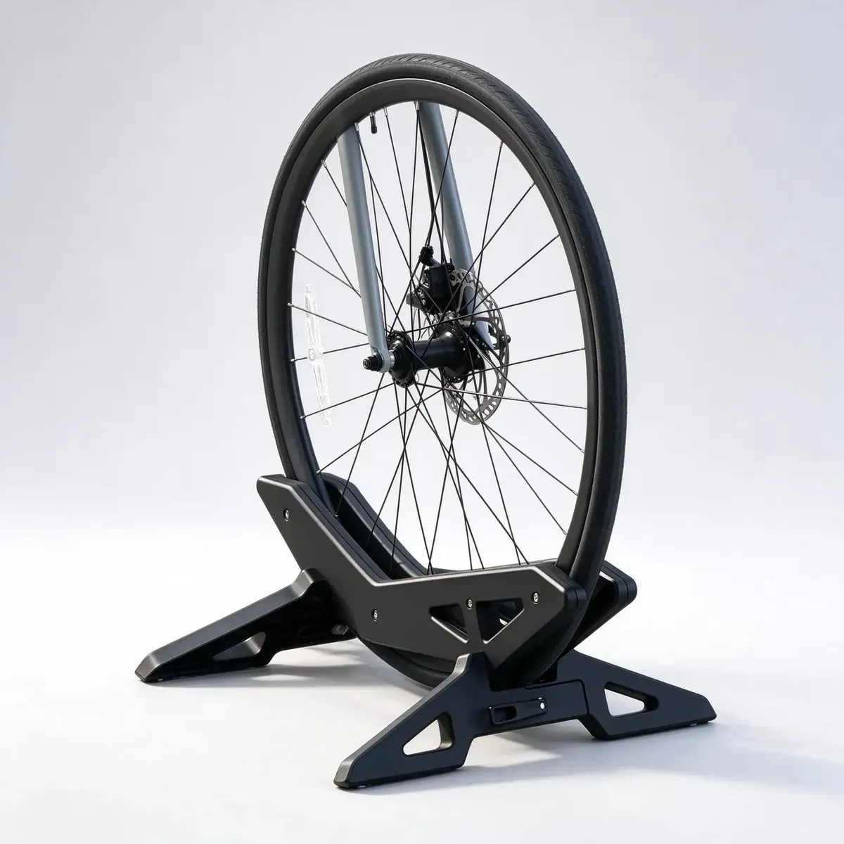 VIDA BUENAS - Soporte Portátil Negro para Bicicleta, Liviano, Estacionamiento de Bici