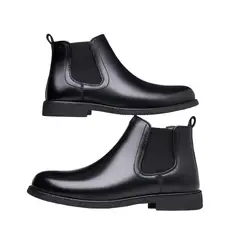 VATYERTY - Botines Chelsea para hombre Marrón