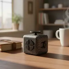 GENERICO - Cubo Antiestrés Negro Blanco Juguete Sensorial