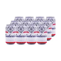 BUDWEISER - 12x Cerveza Lata 354cc