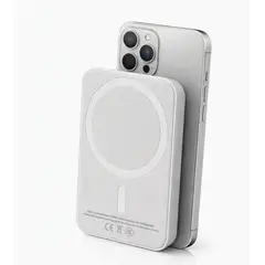GENERICO - Cargador Inalambrico Mangnetico compatible con Iphone ideal para Viajes