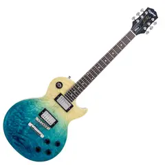 EPIPHONE - Guitarra Eléctrica Les Paul Tribute Quilt - Shoreline Fade