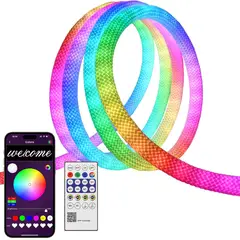 GENERICO - Tira Luz Led Neón Inteligente 5m Rgb Rítmica App Control