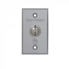 ZKTECO - ZK Boton Pulsador-NA 85x49mm Placa Metalica Normalmente Abierto