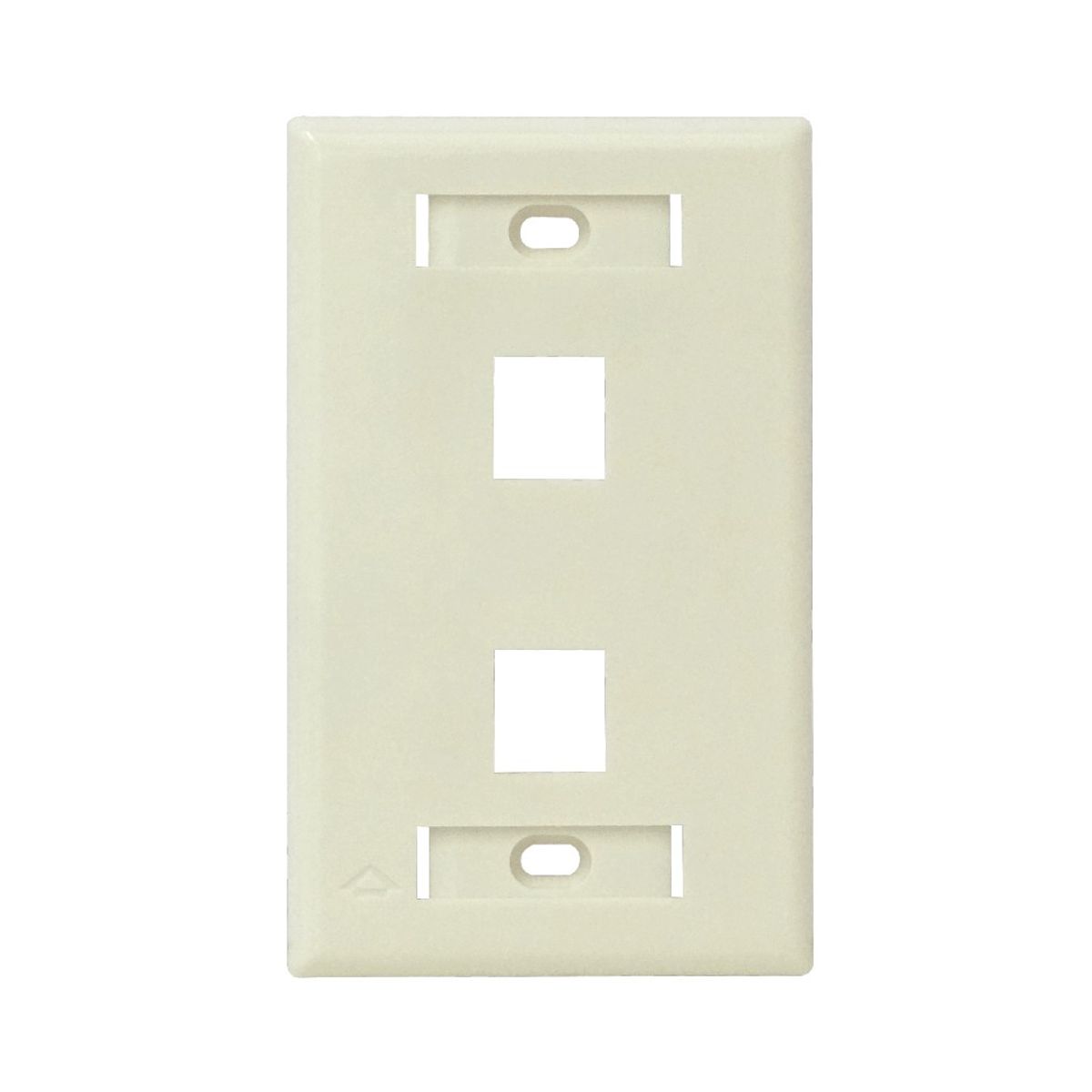 FURUKAWA - FURUKAWA para 2-Keystone Faceplate Blanco Plano 2P 70x114mm 35050017