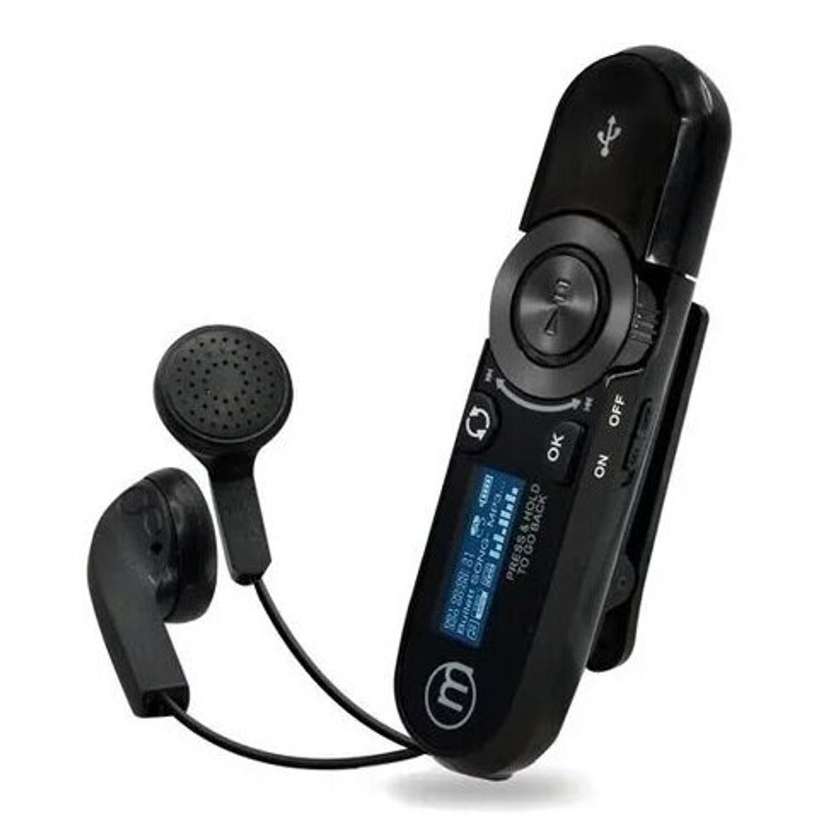 MICROLAB - Reproductor Mp3 Microlab 8Gb Sport Negro
