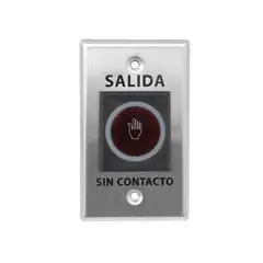 ZKTECO - ZK Pulsador Salida sin-contacto 10cm No-Touch PlacaMetal 115x70mm IP65