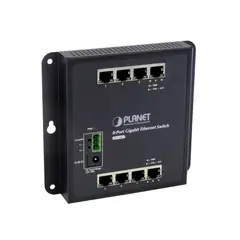 PLANET - 8-1000 Switch Industrial no-Admin PlanoDIN req12-48VDC IP30