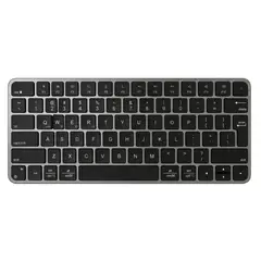 MEETION - Teclado Inalambrico Compacto BT para Mac y Win 150h Autonomia Negro