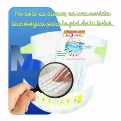 MERRIES - Pañales Talla M Velcro Pack X4 208 Unidades 6-15 Kg