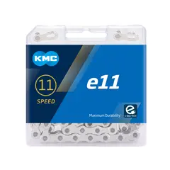 KMC - CADENA para Bicicleta E-BIKE/Montaña/Ruta e11-T 11 VEL