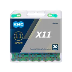 KMC - CADENA para Bicicleta MTBRutaDHEnduroXCKMC X11 11 VEL.
