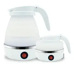 GENERICO - HERVIDOR ELÉCTRICO PORTÁTIL MINI PLEGABLE VIAJES 600 ML
