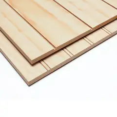 GENERICO - Terciado Ranurado 9 mm 1200 mm x 2400 mm Pallet de 108 unidades