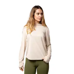 LENGA - Polera Mujer Grit-Dry Manga Larga Con Capucha Nayla Lenga® UPF+50