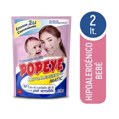 POPEYE - Detergente Líquido Hipolergénico 2 lts