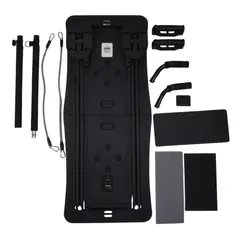 BESTAMERICA - TABLA ENTRENAMIENTO PILATES 4 EN 1 BEST HEALTH NEGRA