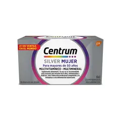 CENTRUM - Multivitamínico Silver Mujer 60 Tabletas