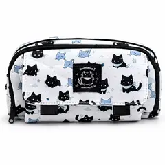 GENERICO - Estuche Cosmetiquero Gato Gatito Grande Doble Capa Escolar