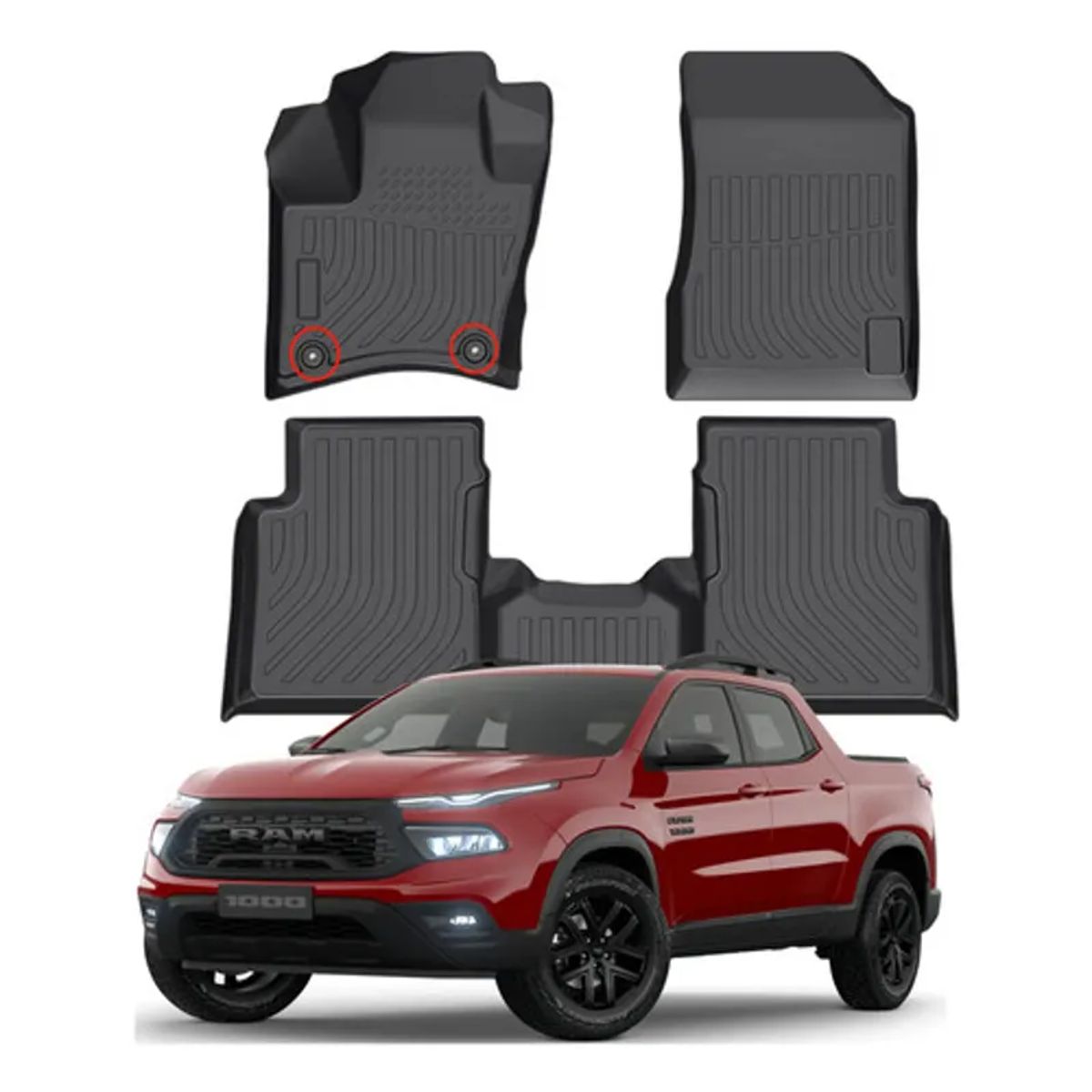 RAM - Cubre Pisos Calce Perfecto Ram 1000 - 3 Piezas