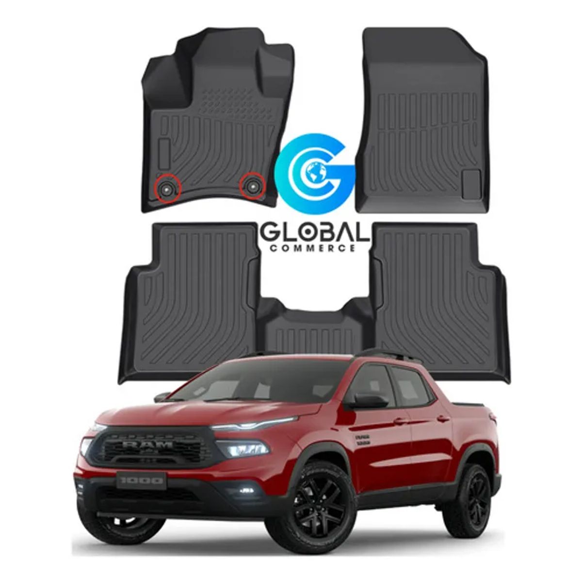 RAM - Cubre Pisos Calce Perfecto Ram 1000 - 3 Piezas