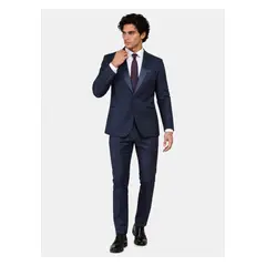 ARROW - Traje Ceremonia Liso Spandex Slim Fit Azul