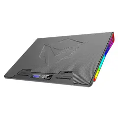 MEETION - Base Ventilacion Para Notebook Hasta 19" Inclinacion 6.5° a 45° RGB MT-CP5050