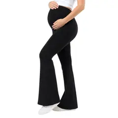 AAYO MODA - Pantalon Maternal Pata Elefante Algodon Mujer