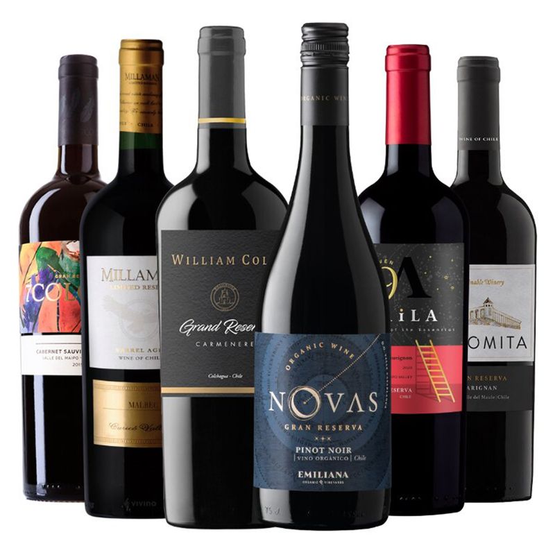 GENERICO - 6 Vinos Mix Gran Reserva Tintos