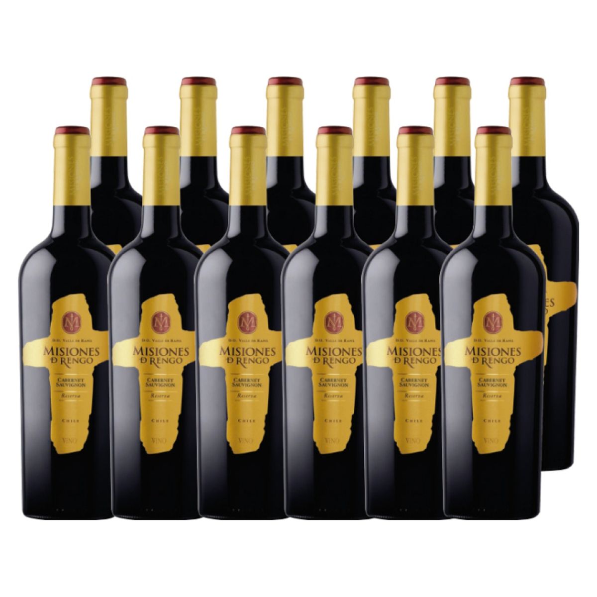 MISIONES DE RENGO - 12 Vinos Misiones De Rengo Reserva Cabernet S.