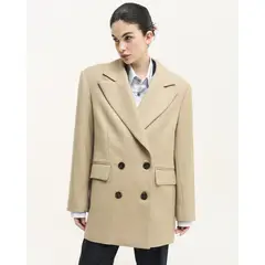 AURE 0001 - Blazer de Mujer Cruzado Beige