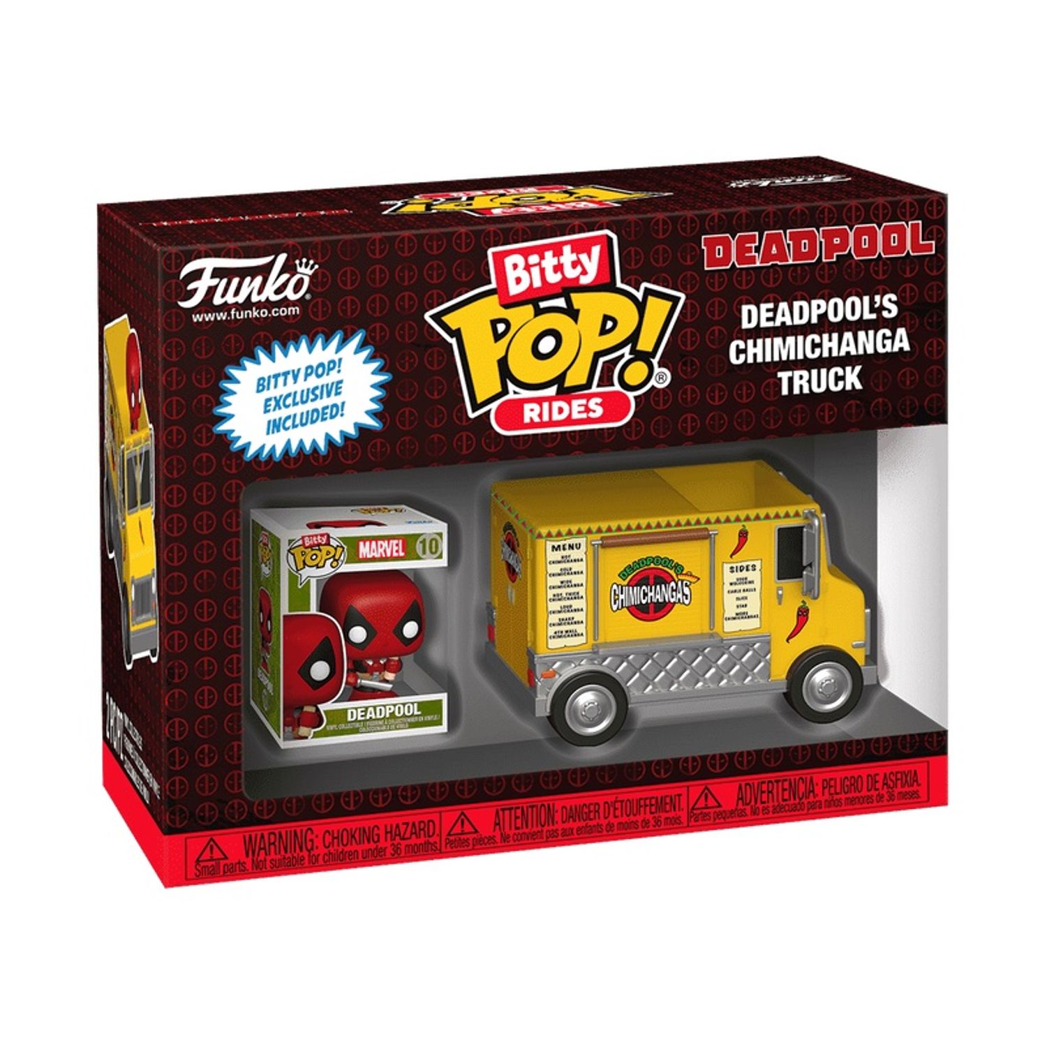 FUNKO Funko Pop Marvel – Deadpool y el camion de Chimichangas