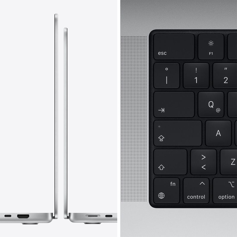 APPLE - Macbook Pro 14" M1 Pro / CPU 10 Núcleos / GPU 16 Núcleos / 16 GB RAM / 1 TB SSD / Silver