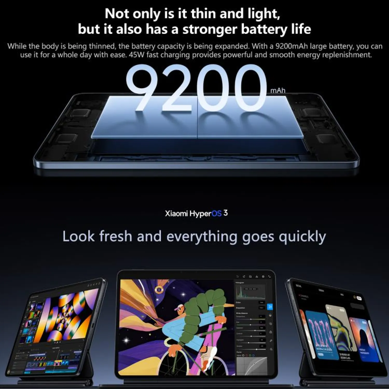 XIAOMI Tablet Xiaomi Pad 8 Pro 8+256GB Azul Snapdragon® 8 Elite