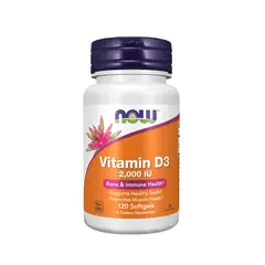 NOW - Vitamin D-3 2000iu 120 Softgel - foods